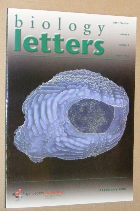 Biology Letters, volume 4 number 1