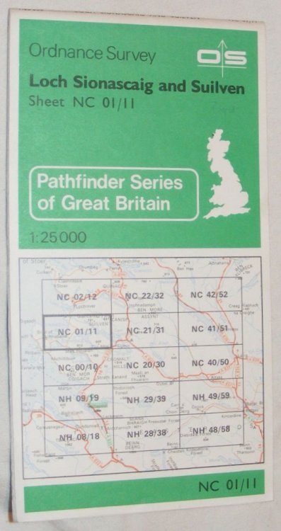 Loch Sionascaig and Suilven 1:25000 Pathfinder Maps NC 01/11 [Pathfinder 92]