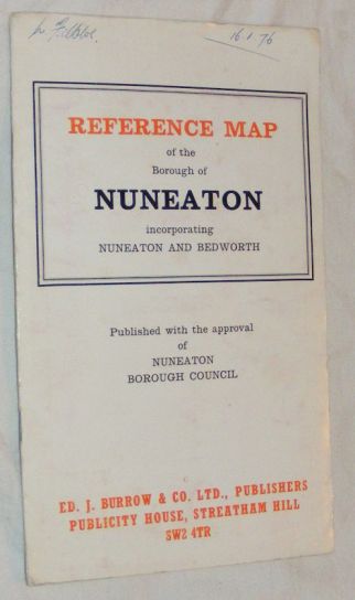 Reference Map of the Borough of Nuneaton incorporating Nuneaton and Bedworth