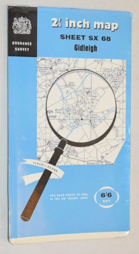 Image for Gidleigh: Sheet SX 68 1:25000 First Series Map Gidleigh: Sheet SX 68 1:25000 First Series Map