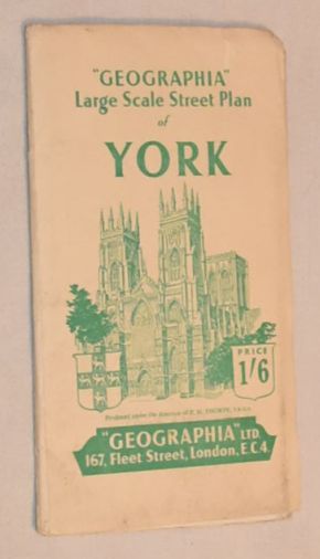 Image for 'Geographia' Large Scale Street Plan of York 'Geographia' Large Scale Street Plan of York