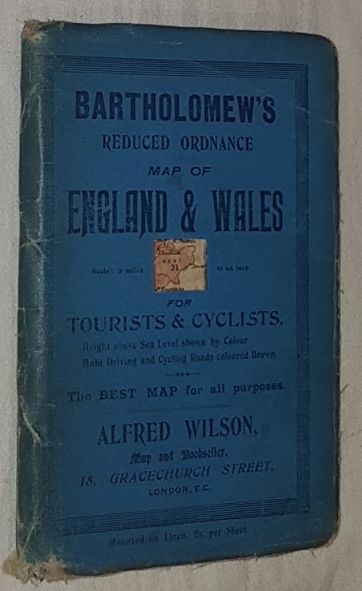 Bartholomew's Reduced Ordnance Survey Map of England & Wales. Scale 2 Miles to an inch. Sheet 31, Kent. (Cover title: Bartholomew's Reduced Ordnance Map of England & Wales for Tourists & Cyclists)