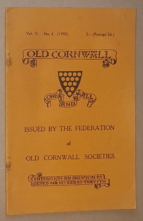 Old Cornwall vol.V, no.6, 1955