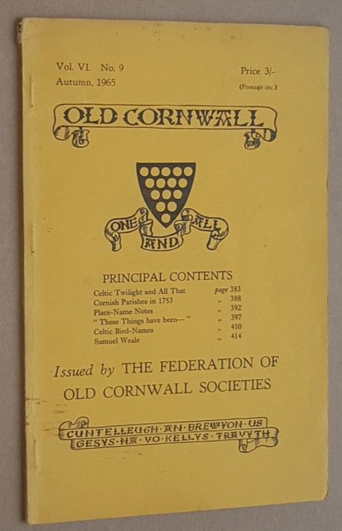 Image for Old Cornwall vol.VI, no.9, Autumn 1965 Old Cornwall vol.VI, no.9, Autumn 1965