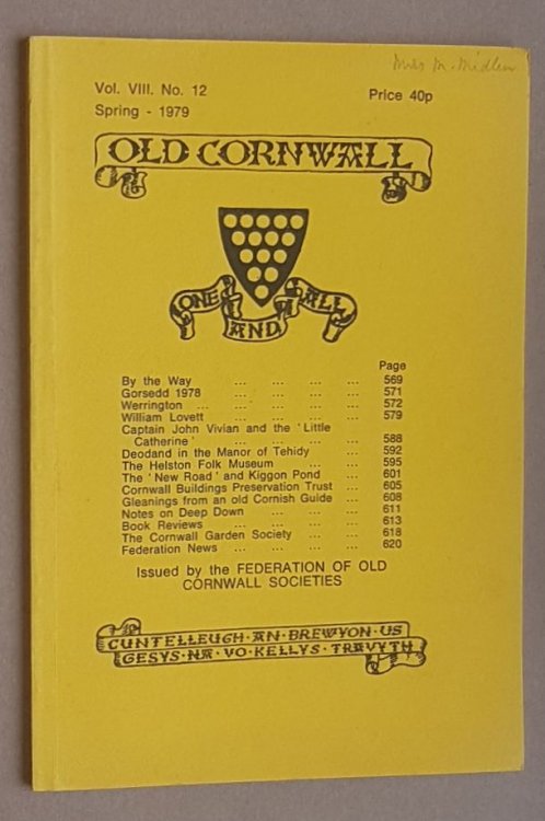 Image for Old Cornwall vol.VIII, no.12, Spring 1979 Old Cornwall vol.VIII, no.12, Spring 1979
