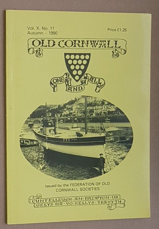 Image for Old Cornwall vol.X, no.11, Autumn 1990 Old Cornwall vol.X, no.11, Autumn 1990