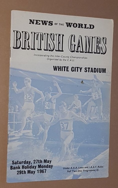 Image for News of the World British Games, White City Stadium, 27th May, 29th May 1967 News of the World British Games, White City Stadium, 27th May, 29th May 1967