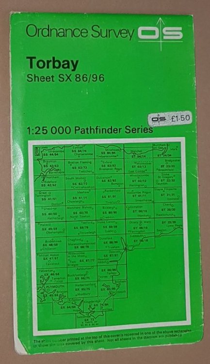 Torbay. 1:25000 Map Sheet SX 86/96 [Pathfinder 1351]