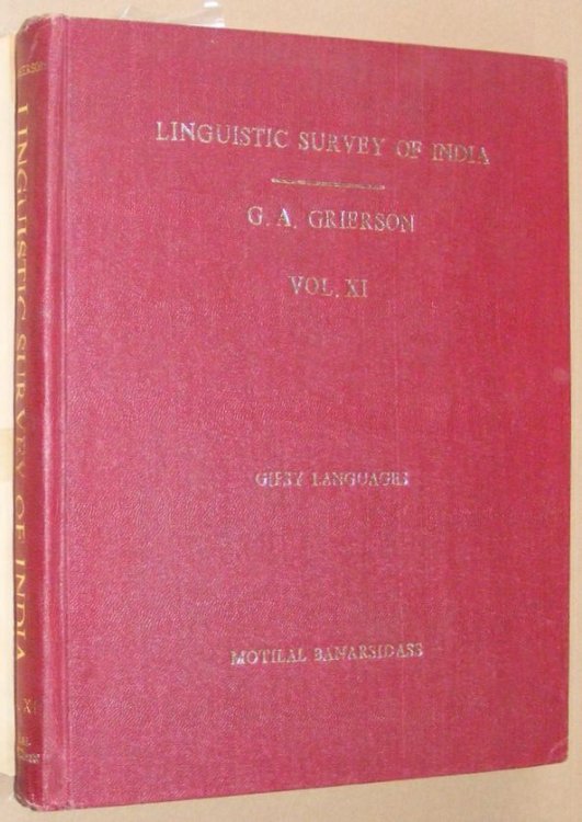 Image for Linguistic Survey of India Vol.XI: Gipsy Languages Linguistic Survey of India Vol.XI: Gipsy Languages