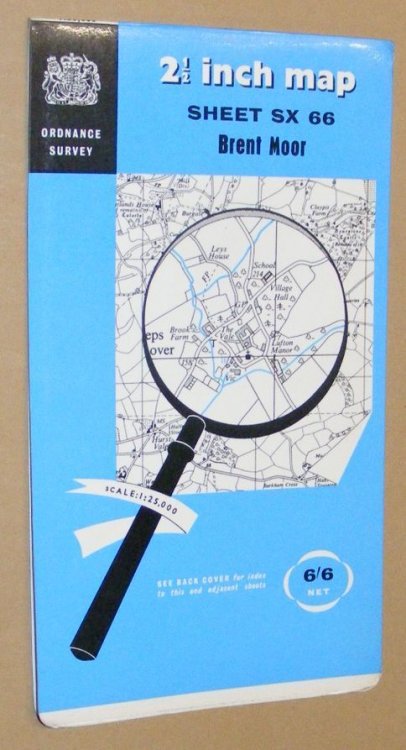 Brent Moor. 1:25000 First Series Map Sheet SX 66