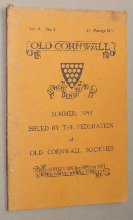 Image for Old Cornwall vol.V, no.3, Summer 1953 Old Cornwall vol.V, no.3, Summer 1953