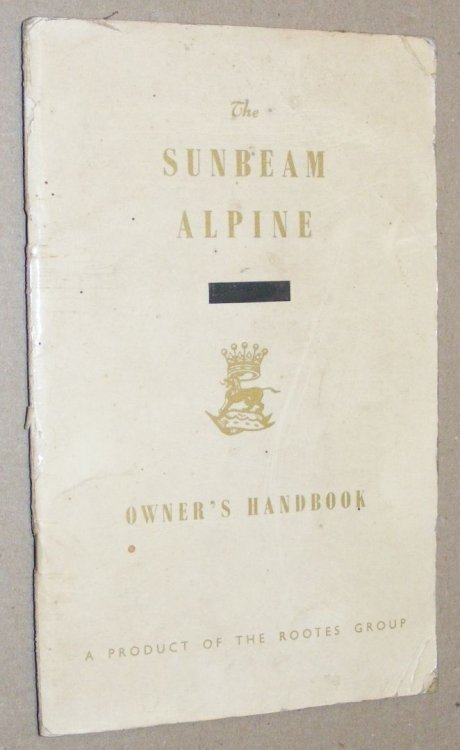 The Sunbeam Alpine Owner's Handbook, Series II