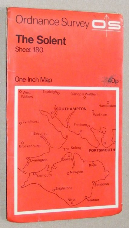 Image for The Solent. One-inch Map Sheet 180 Seventh Series The Solent. One-inch Map Sheet 180 Seventh Series