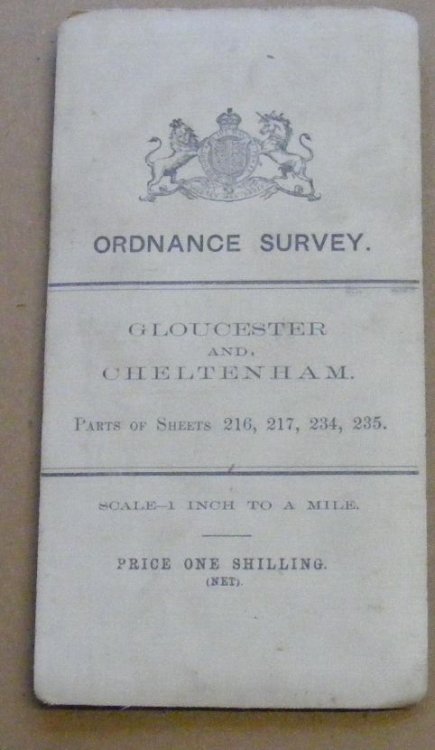 Gloucester and Cheltenham. Parts of Sheets 216, 217, 234, 235, Third series One inch to a mile map.