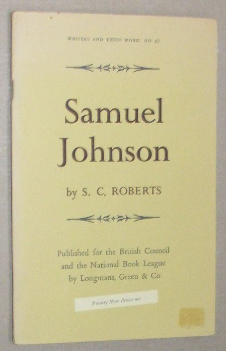 Image for Samuel Johnson (Writers and their work No.47) Samuel Johnson (Writers and their work No.47)