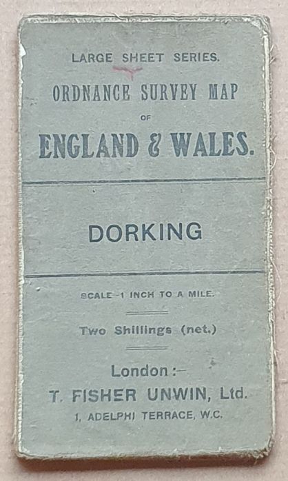 Dorking and Leith Hill District. Third Edition ( Large Sheet Series). Ordnance Survey of England & Wales. Scale One inch to 1 mile [l:63360]