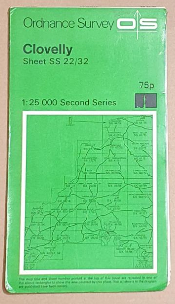 Clovelly: 1:25000 Second Series Map SS 22/32 [Explorer 1253]