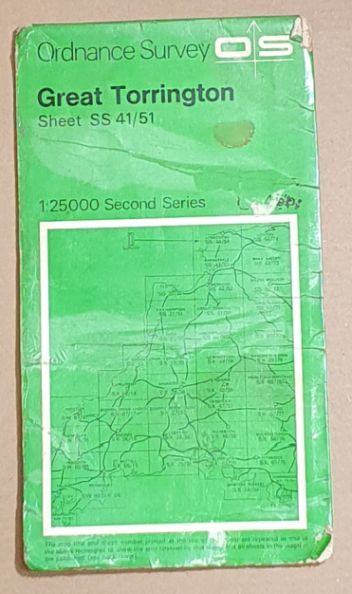 Great Torrington. 1:25000 Map Second Series Sheet SS 41/51 [Pathfinder 1274]