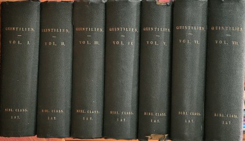 Image for Quintilianus: Volumes I - VII Quintilianus: Volumes I - VII