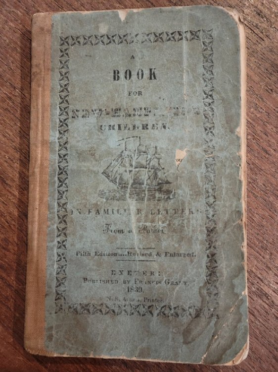 A Book for New Hampshire Children in Familiar Letters From a Father