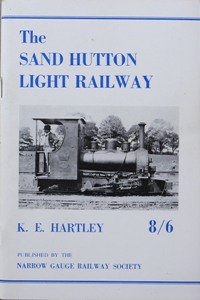 The Sand Hutton Light Railway