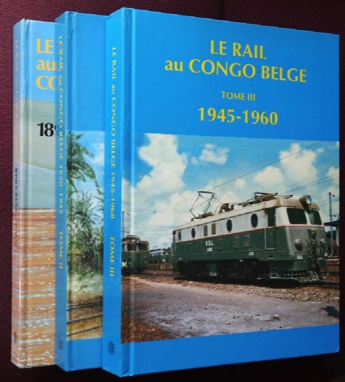 Le Rail au Congo Belge (3 volume set)