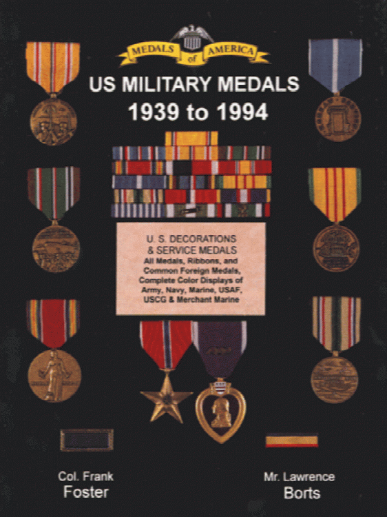 United States Military Medals 1939 to Present