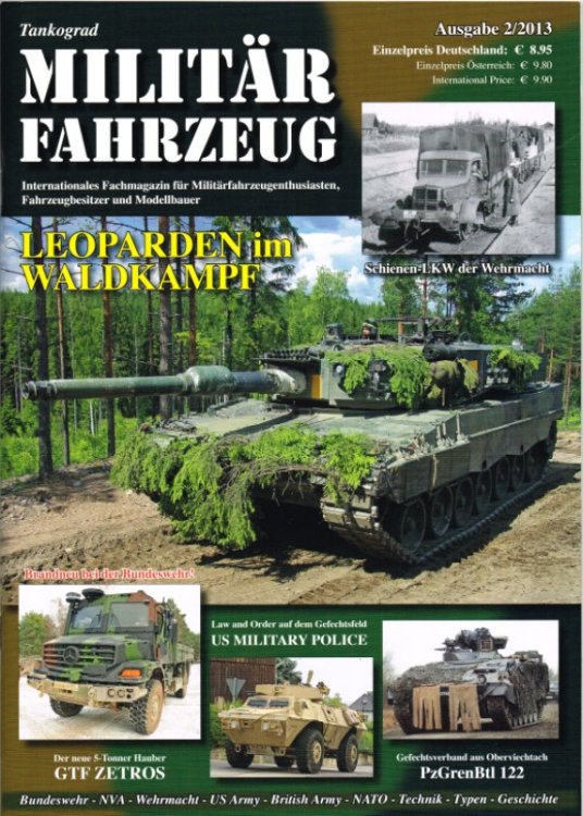 TANKOGRAD MILITARFAHRZEUG 2/2013 (GERMAN TEXT)