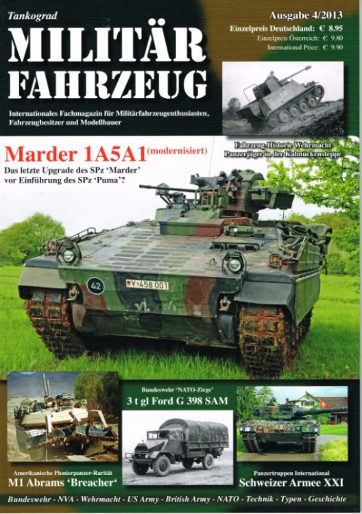 TANKOGRAD MILITARFAHRZEUG 4/2013 (GERMAN TEXT)