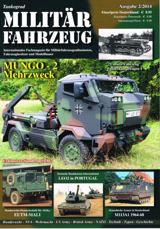 Image for TANKOGRAD MILITARFAHRZEUG 2/2014 (GERMAN TEXT) TANKOGRAD MILITARFAHRZEUG 2/2014 (GERMAN TEXT)