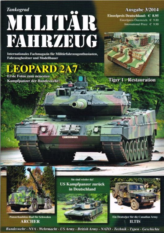 Image for TANKOGRAD MILITARFAHRZEUG 3/2014 (GERMAN TEXT) TANKOGRAD MILITARFAHRZEUG 3/2014 (GERMAN TEXT)