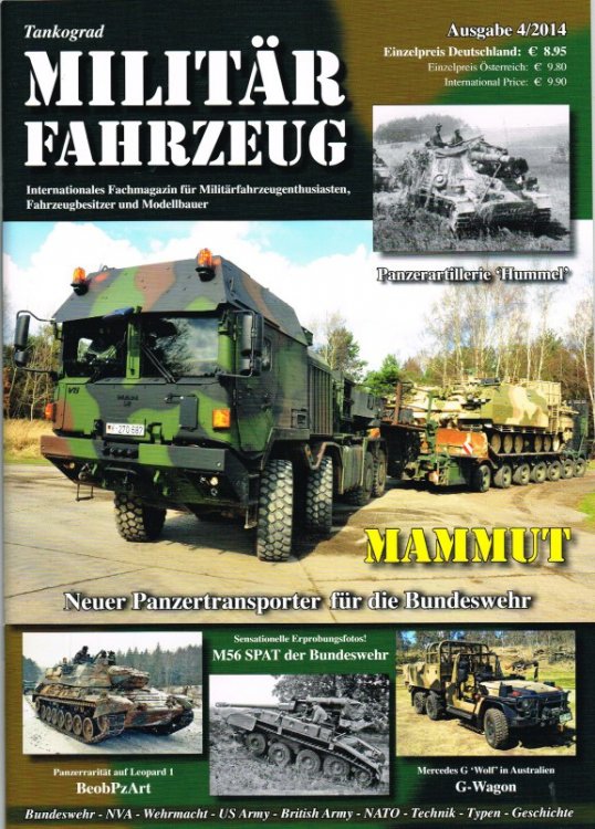 Image for TANKOGRAD MILITARFAHRZEUG 4/2014 (GERMAN TEXT) TANKOGRAD MILITARFAHRZEUG 4/2014 (GERMAN TEXT)