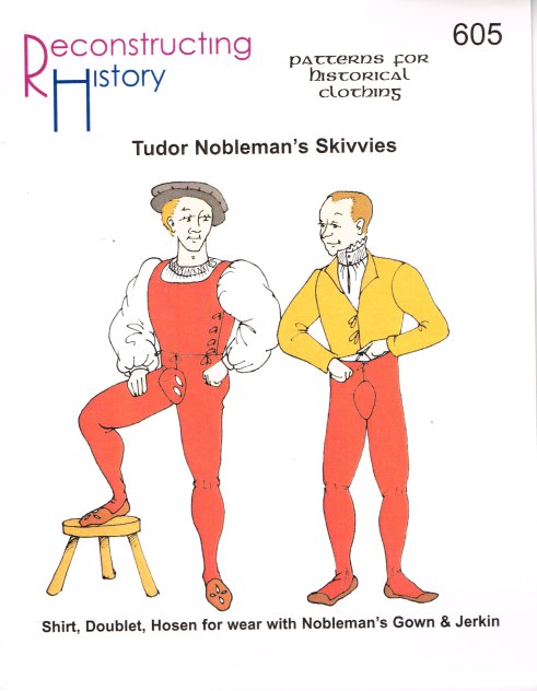 RH605: TUDOR NOBLEMAN'S SKIVVIES (SHIRT, DOUBLET AND HOSEN)