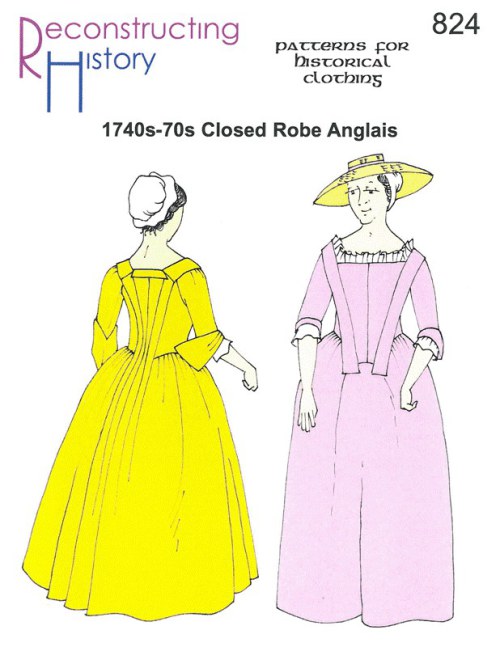 RH824: 1740S-70S CLOSED ROBE ANGLAIS