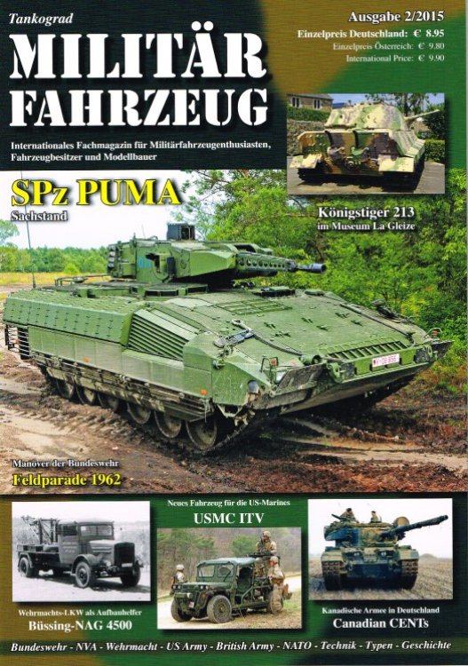 TANKOGRAD MILITARFAHRZEUG 2/2015 (GERMAN TEXT)