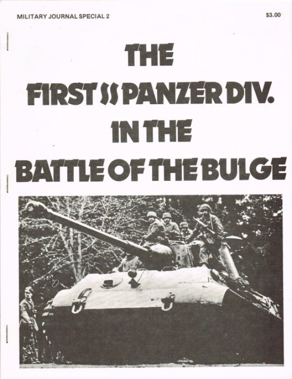 THE 1ST SS PANZER DIVISION IN THE BATTLE OF THE BULGE