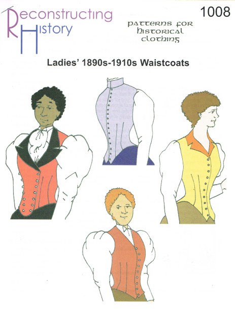 RH1008: LADIES' WAISTCOATS FOR 1890S-1910S
