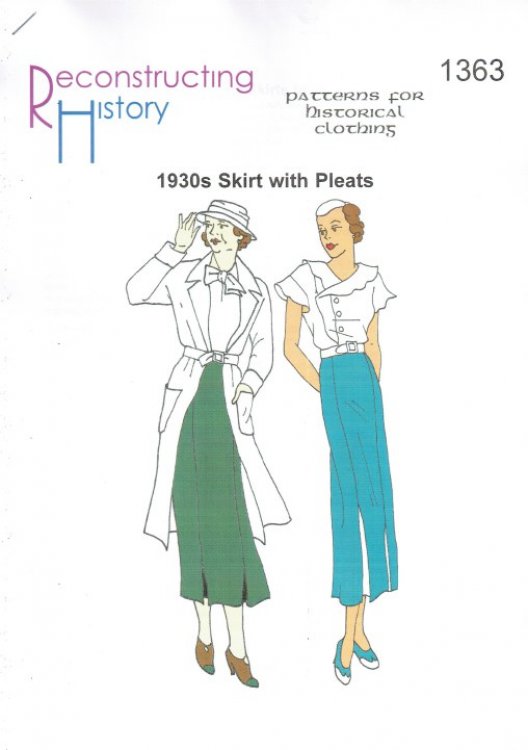 RH1363: 1930S SKIRT WITH PLEATS