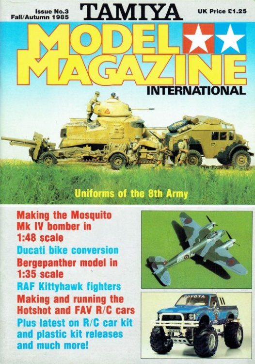 Image for TAMIYA MODEL MAGAZINE : ISSUE NO.3 FALL/AUTUMN 1985 TAMIYA MODEL MAGAZINE : ISSUE NO.3 FALL/AUTUMN 1985