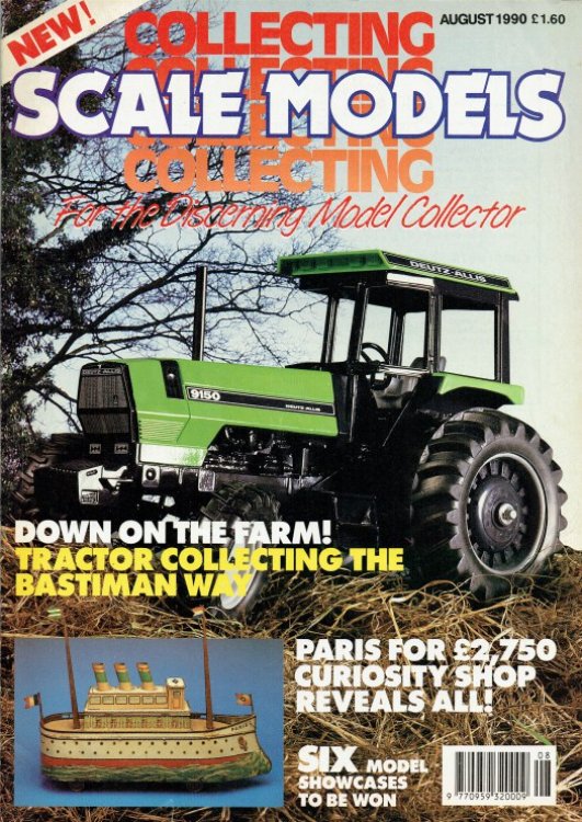 Image for COLLECTING SCALE MODELS : VOLUME 1, NO.3 AUGUST 1990 COLLECTING SCALE MODELS : VOLUME 1, NO.3 AUGUST 1990