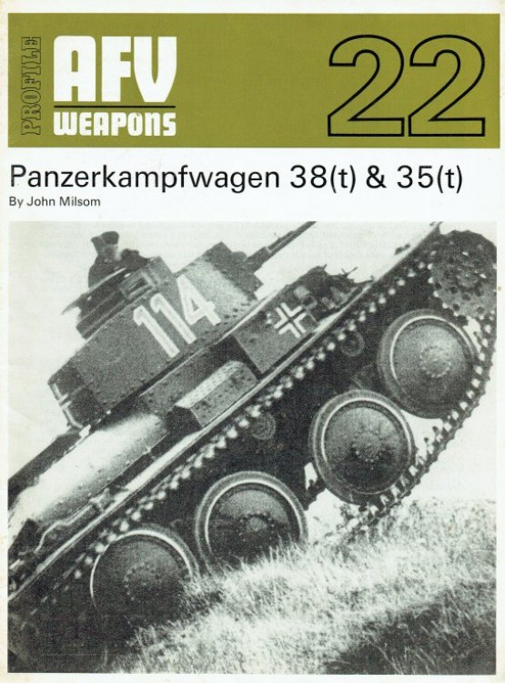 Image for PROFILE AFV 22: PANZERKAMPFWAGEN 38 (T) & 35(T) PROFILE AFV 22: PANZERKAMPFWAGEN 38 (T) & 35(T)