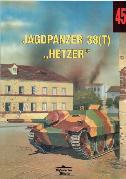 MILITARIA 45: JAGDPANZER 38 (T) HETZER (POLISH TEXT)