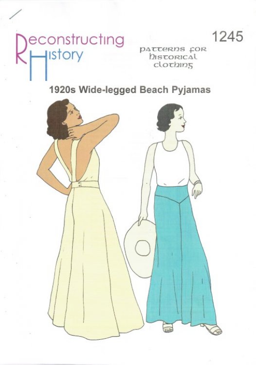 RH1245: 1920S WIDE-LEGGED BEACH PYJAMAS
