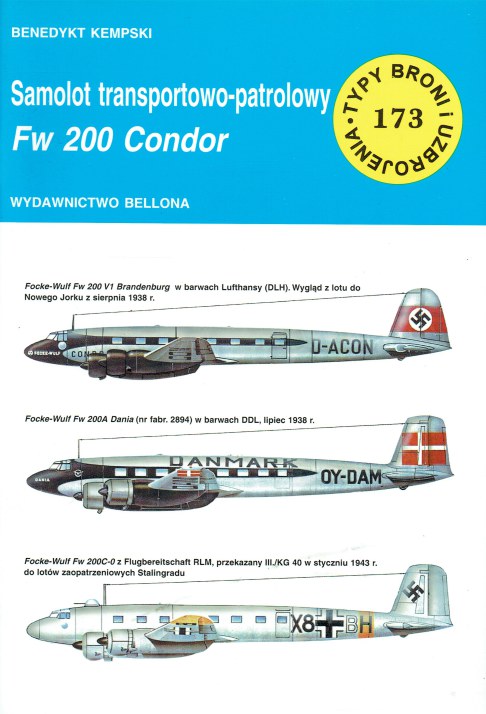 Image for SAMOLOT TRANSPORTOWO-PATROLOWY FW 200 CONDOR (POLISH TEXT) SAMOLOT TRANSPORTOWO-PATROLOWY FW 200 CONDOR (POLISH TEXT)