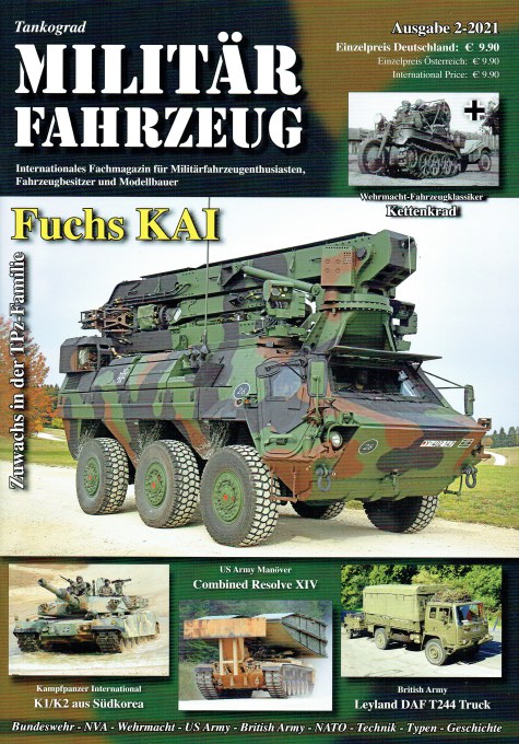 Image for TANKOGRAD MILITARFAHRZEUG 2/2021 (GERMAN TEXT) TANKOGRAD MILITARFAHRZEUG 2/2021 (GERMAN TEXT)