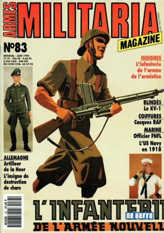 Image for ARMES MILITARIA MAGAZINE NO. 83 (FRENCH TEXT) ARMES MILITARIA MAGAZINE NO. 83 (FRENCH TEXT)