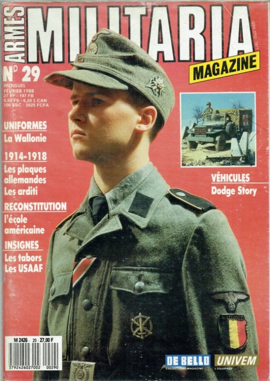 Image for ARMES MILITARIA MAGAZINE NO. 29 (FRENCH TEXT) ARMES MILITARIA MAGAZINE NO. 29 (FRENCH TEXT)