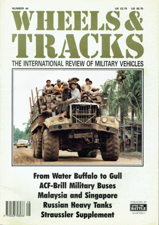 Image for WHEELS & TRACKS: THE INTERNATIONAL REVIEW OF MILITARY VEHICLES: NUMBER 44 WHEELS & TRACKS: THE INTERNATIONAL REVIEW OF MILITARY VEHICLES: NUMBER 44