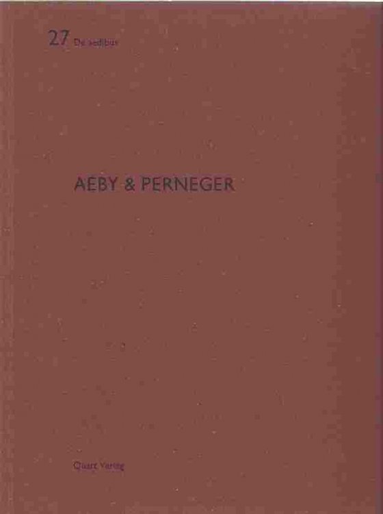 Image for Aeby & Perneger De Aedibus 27 Aeby & Perneger De Aedibus 27