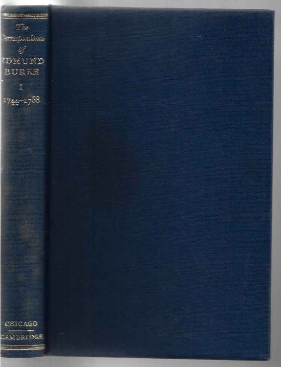 Image for The Correspondence of Edmund Burke Volume 1, 1744-1768 The Correspondence of Edmund Burke Volume 1, 1744-1768